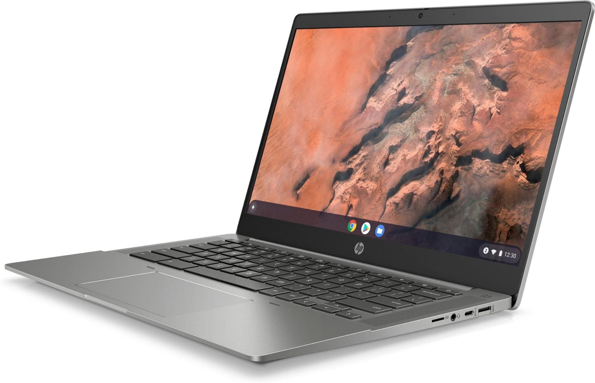 HP Chromebook 14b-na0001na. RRP £325. (PCKBW). AMD Ryzen 5 3500C, 8GB RAM, 128GB SSD, 14 inch Full - Bild 3 aus 6