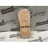 60 X BRAND NEW PACKS OF 3 PAIRS OF NUDE INVISIBLE SOCKS R7-8