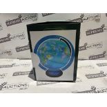 10 X BRAND NEW WHIZ BUILDERS 8 INCH ILLUMINATED WORLD GLOBES R7-8