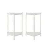 2 X BRAND NEW PACKS OF 2 SCARLETT SIDE TABLES RRP £179 EACH R19-5