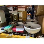 MIXED LOT INCLUDING SINKS, DIARIES, ETC R9-16