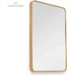 BRAND NEW HEARTH AND STONE LUXURY GOLD FRAMED MIRROR RRP £199 R18.10/3.7