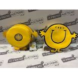20 X BRAND NEW OFFICIAL MR MEN MR HAPPY BAGS R11.2