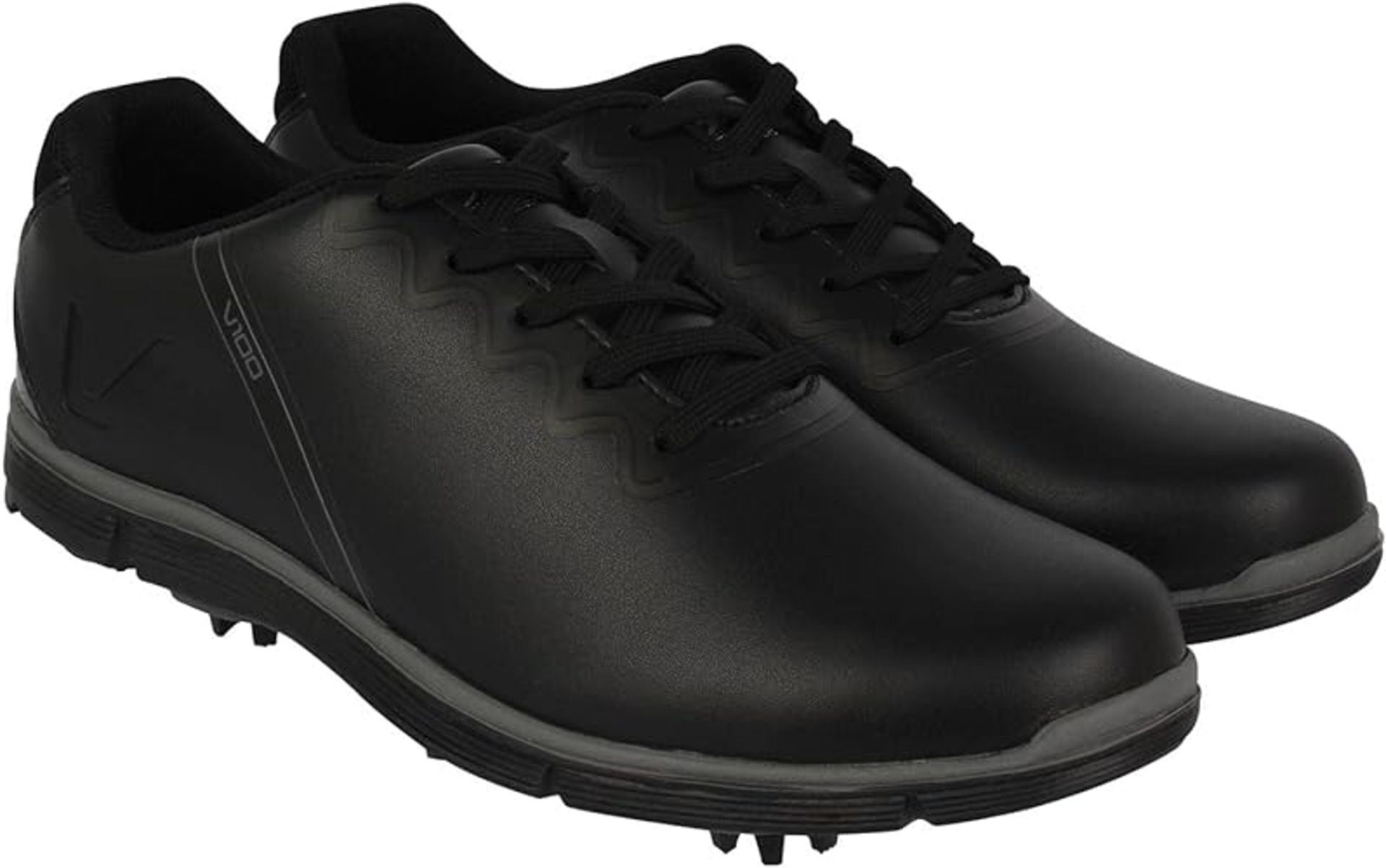 BRAND NEW PAIR OF SLAZENGER BLACK V100 PROFESSIONAL GOLF SHOES SIZE 10 RRP £89 EACH S1RA - Image 3 of 3