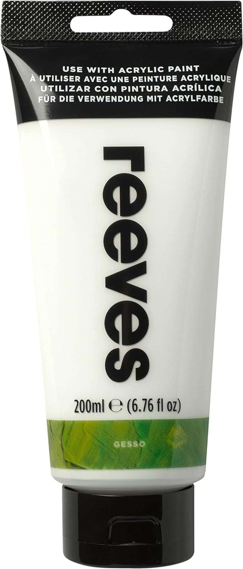 30x BRAND NEW REEVES Acrylic Additives Gesso Medium for Acrylic & Oil Paints 200ml. RRP £6.99