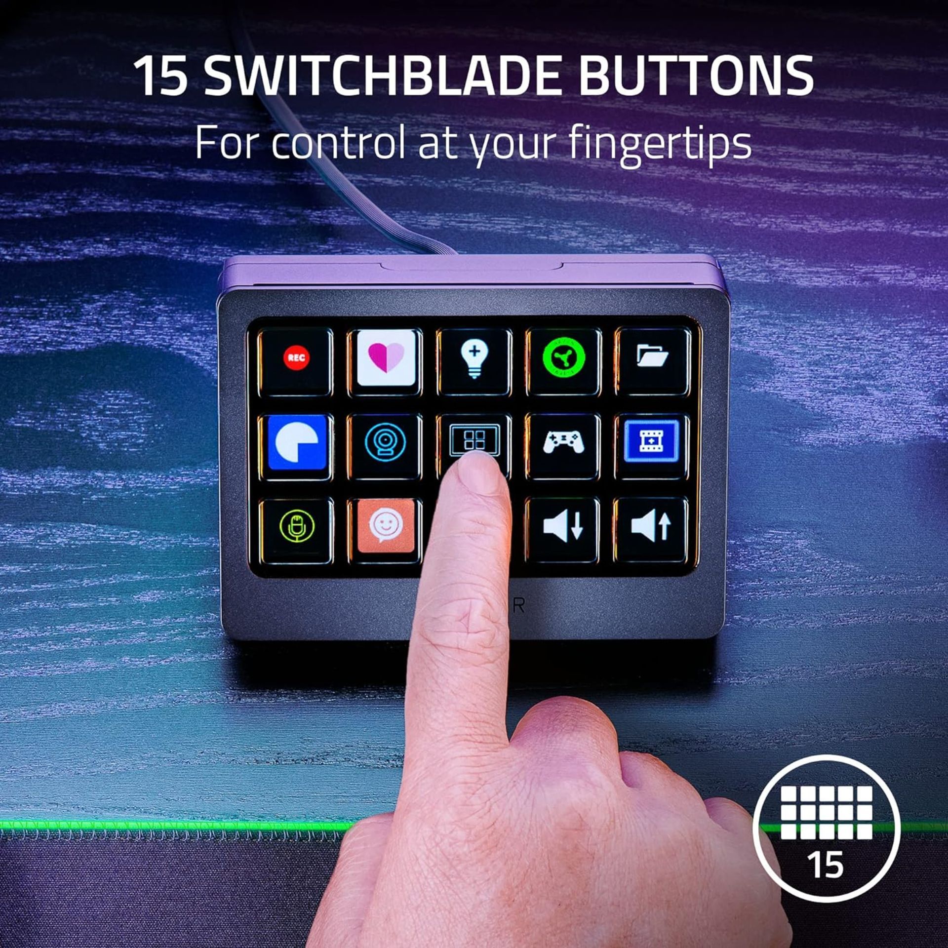 BRAND NEW FACTORY SEALED RAZER Stream Control X All-in-one Keypad for Streaming and Content - Image 2 of 6