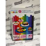 12 X BRAND NEW 25 PIECE CREATIVE KIDS CUPCAKE SHAPE SETS R3-8