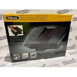 2 X BRAND NEW FELLOWES PROFESSIONAL SERIES ULTIMATE FOOT SUPPORT RRP £60 EACH R4-8
