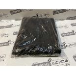 20 X BRAND NEW BLACK POLY FLEECE BLANKETS SIZE 110 X 150CM R18-3