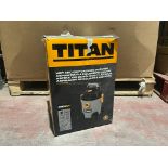 2 X TITAN WET AND DRY CANISTER VACUUMS R12-15