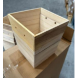 2 X BRAND NEW PACKS OF 10 WOODEN PLANTERS R1.6