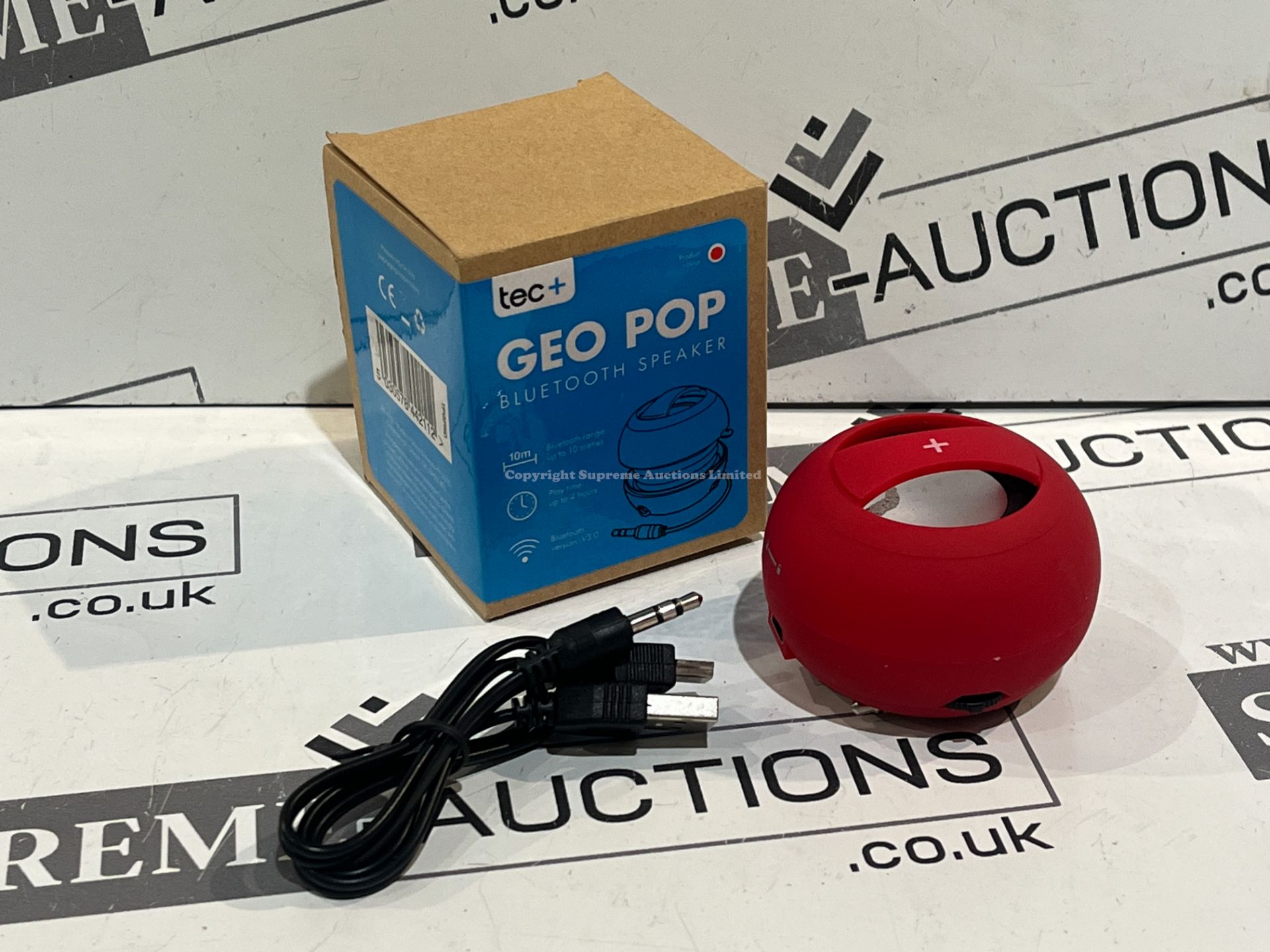 20 X BRAND NEW TEC PLUS GEO POP BLUETOOTH SPEAKERS R15-2