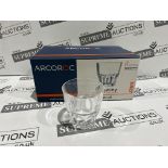 16 X BRAND NEW PACKS OF 6 ARCOROC GOBELET GLASSES R9-1