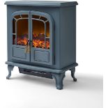 WARMLITE WINGHAM 2000W BLACK ELECTRIC STOVE HEATER R9-6