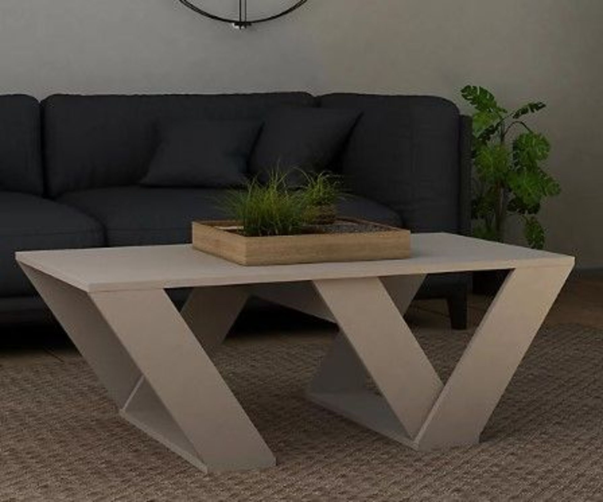 Decortie Pipra Modern Coffee Table Mocha Grey Multipurpose H 40cm. - ER45. Discover our modern