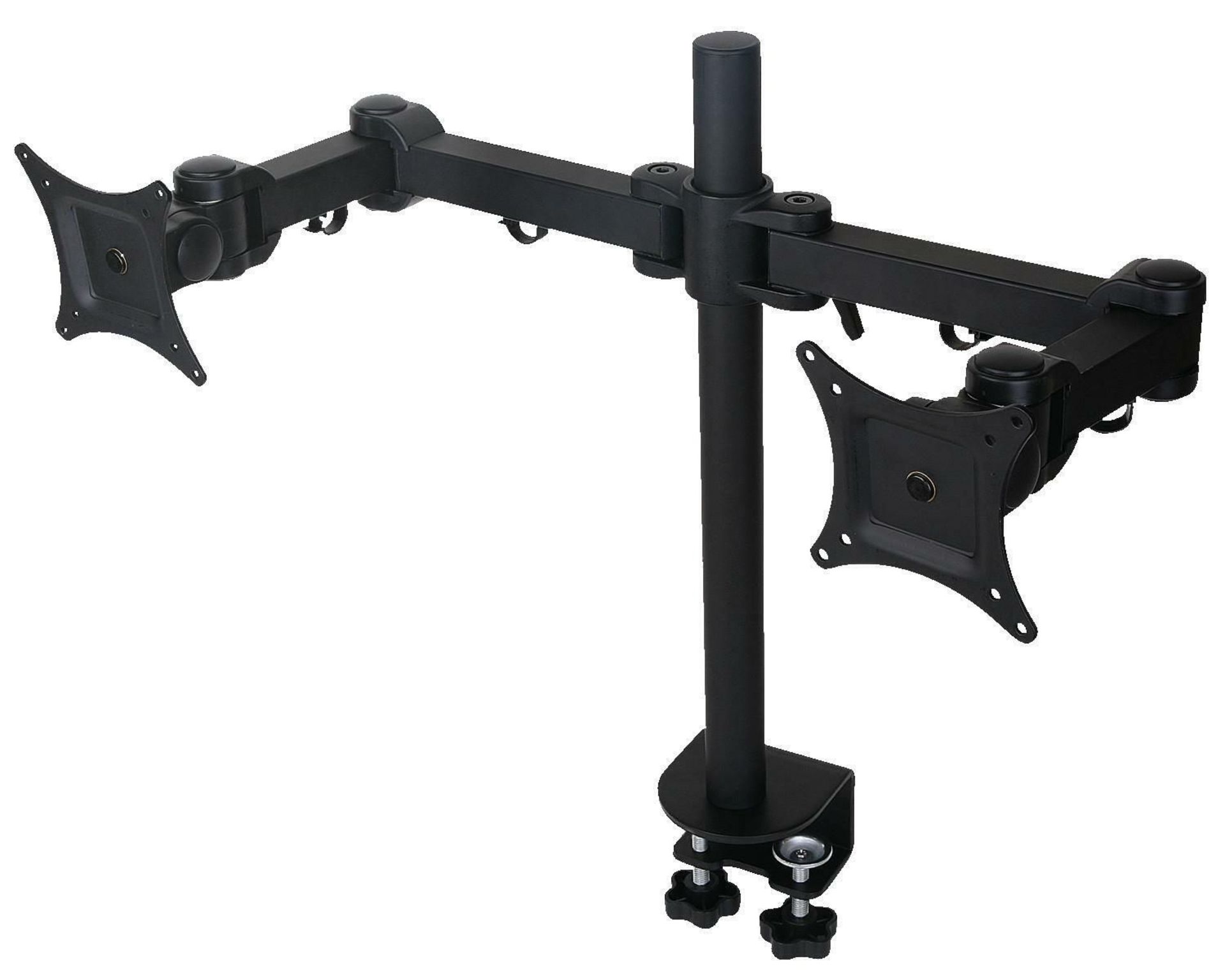 MDM12D Dual LCD Monitor Arm Stand Desk Mount Bracket 10KG/LCD. - P1.