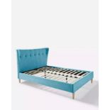 BRAND NEW AVIANA Fabric KINGSIZE Bed Frame. TEAL. RRP £399 EACH. The Aviana Fabric Bed Frame