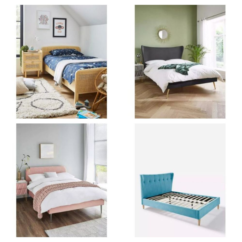 Luxury Beds Including Wooden, Fabric, Winged, Storage in Various Designs and Sizes In Trade and Single Lots. New & Boxed - Delivery Available