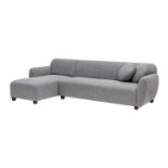 Brand New Eddy Corner Sofa Right Chaise, Cloud Grey. RRP £1,159. (AM3-1092). Eddy is a dream to