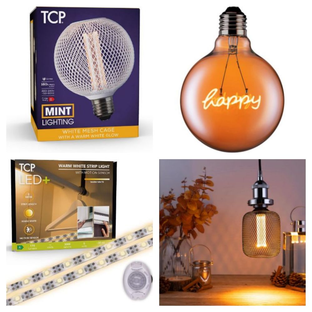 Brand New Boxed Premium TCP Lighting Including Bulbs and Strip Lights In Various Designs. Delivery Available