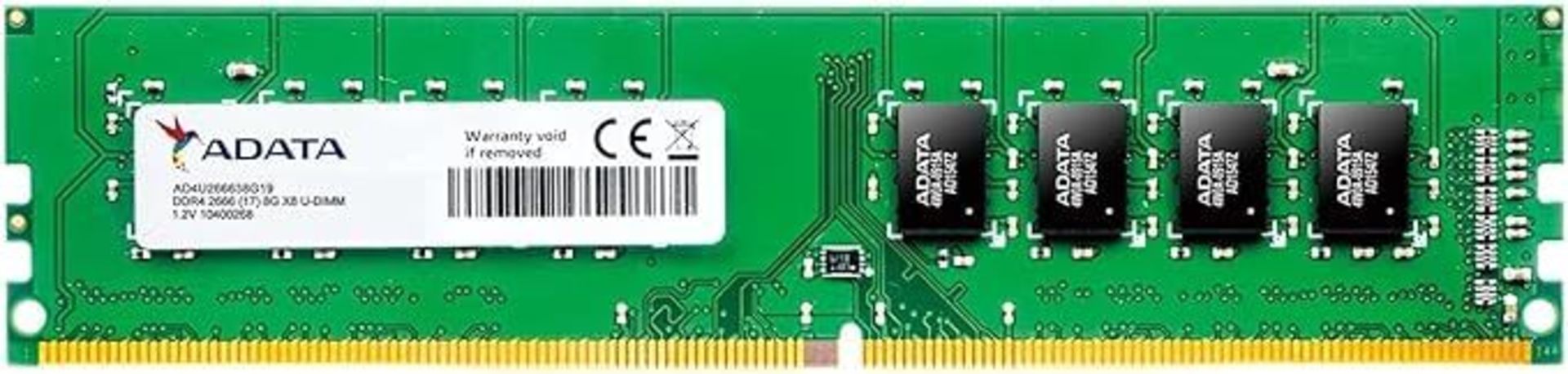 ADATA 8GB Premier DDR4 2666 288-Pin U-DIMM Memory AD4U266638G19-S. - ER49.