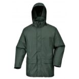 16 x PORTWEST S350OGRXXL - S350OGR - SEALTEX AIR OLIVE GREEN JACKET. Large. RRP £56.99 each. ER34.