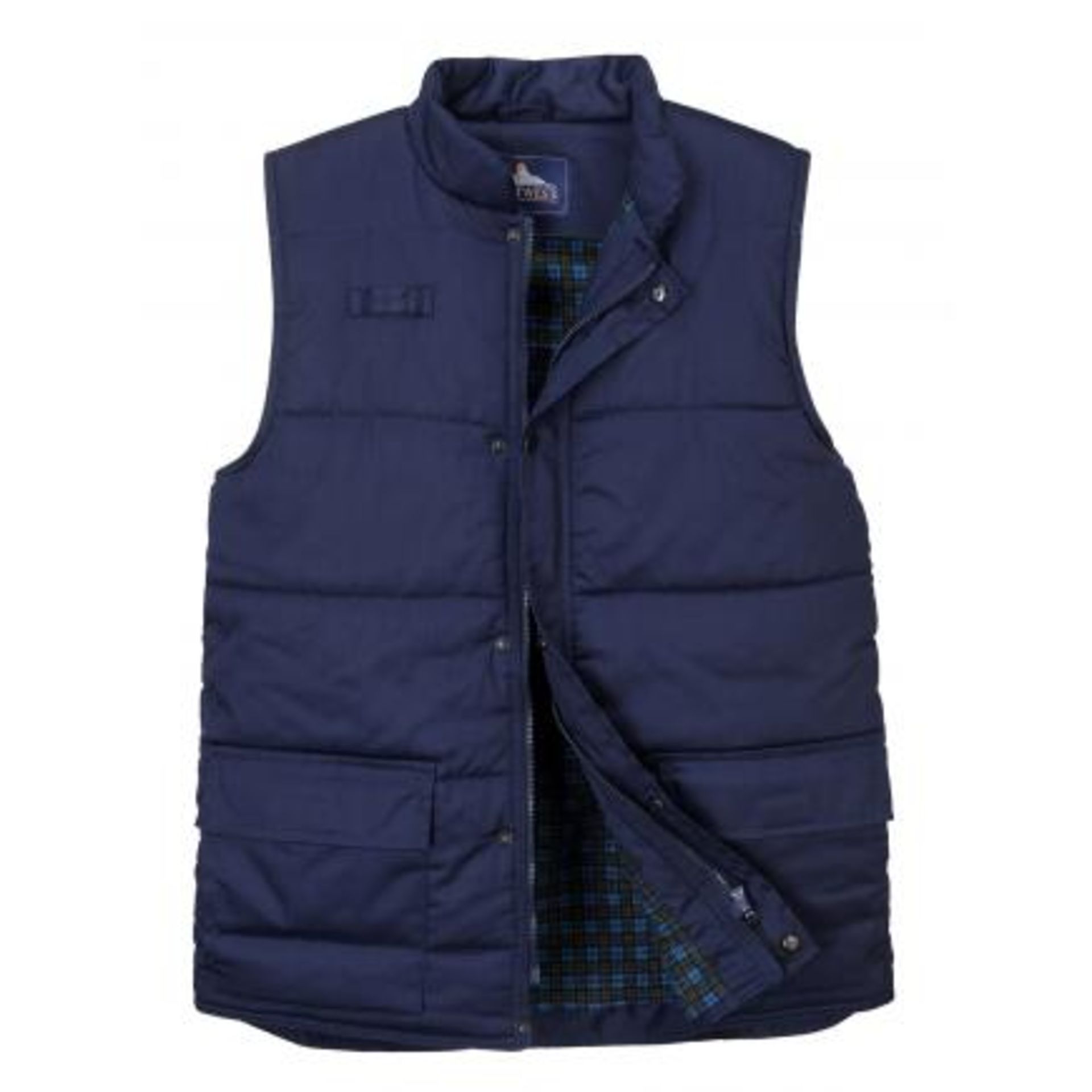 10 x PORTWEST S410NAR - S410NAR - ARAN NAVY BODYWARMER. - XXL. RRP £30.89 each. ER34. Providing