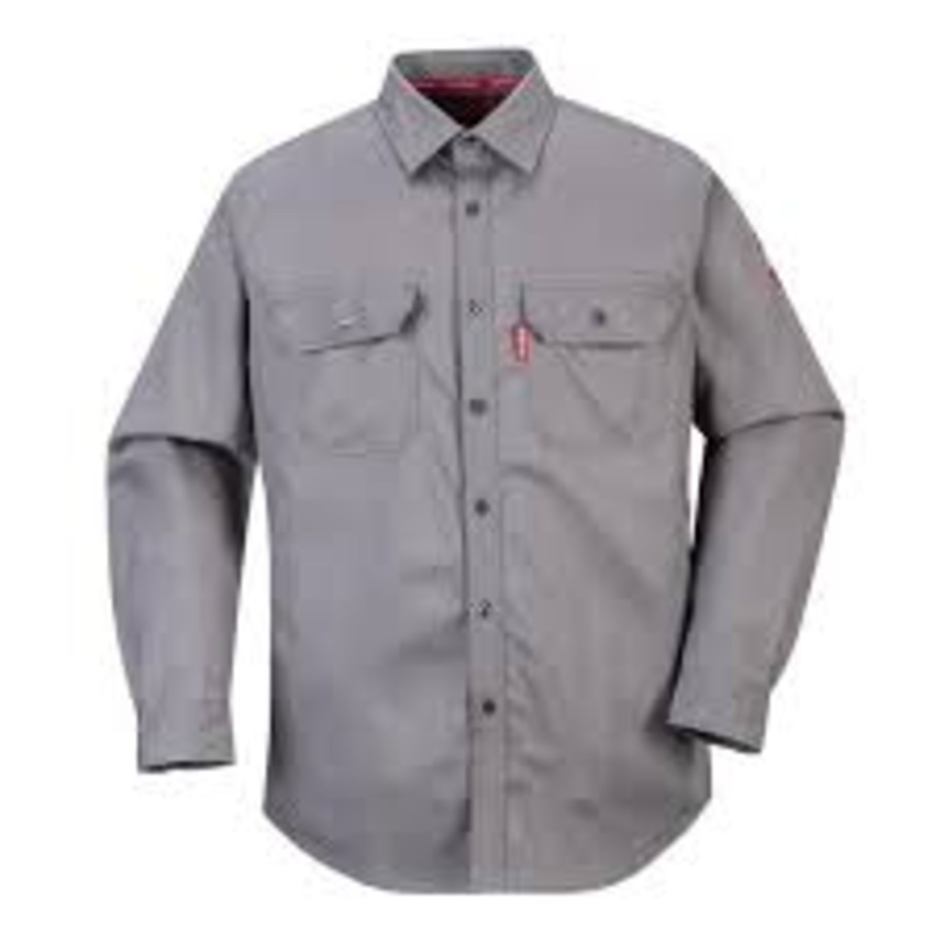 24 x Portwest® FR89GRR6XL Bizflame 88/12 FR Button Down FR Work Shirt. - 6XL. RRP £38.91 each. ER34.