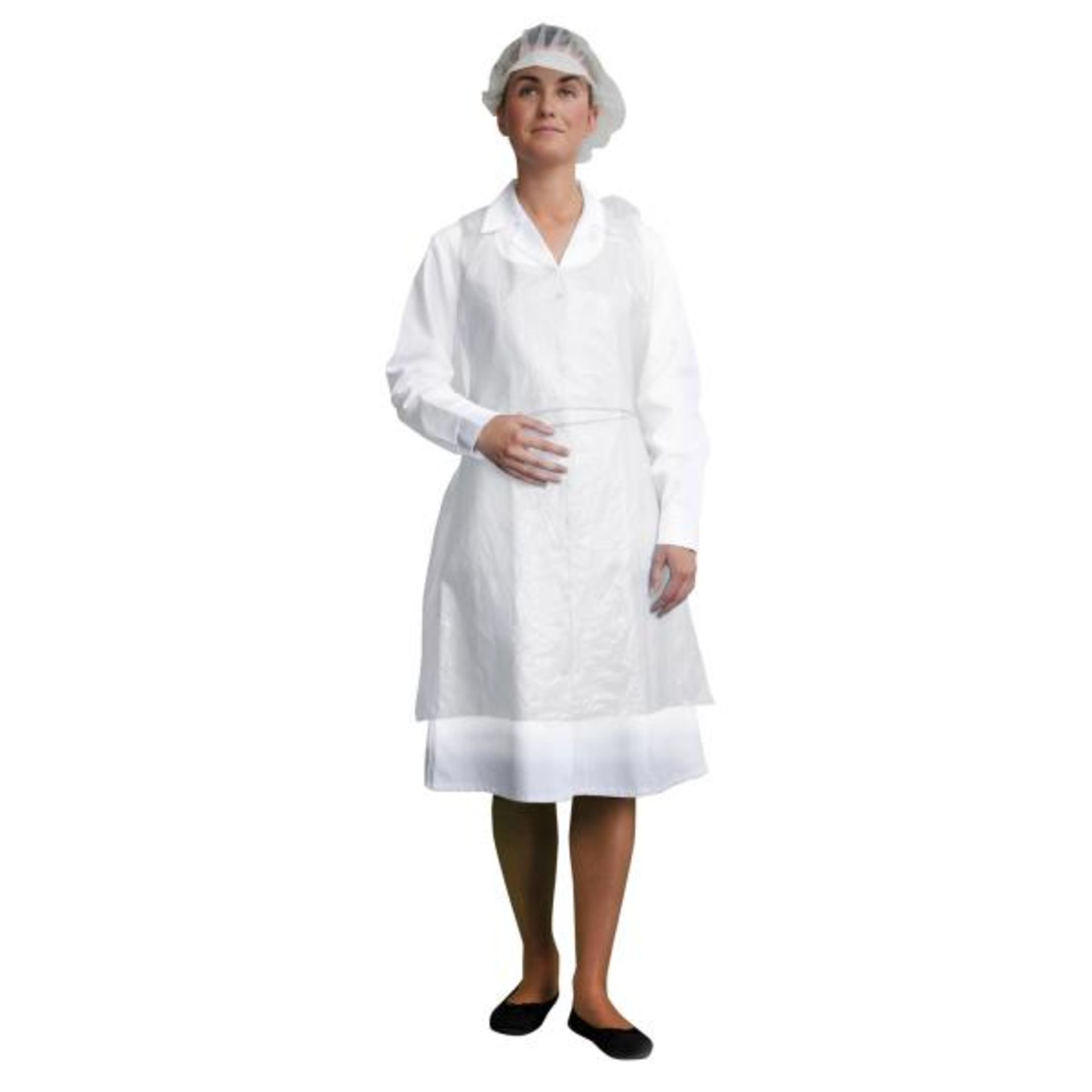 2000 x PORTWEST D300WHR - DISPOSABLE PE WHITE APRON. - ER34. RRP £125.12. Widely used in many