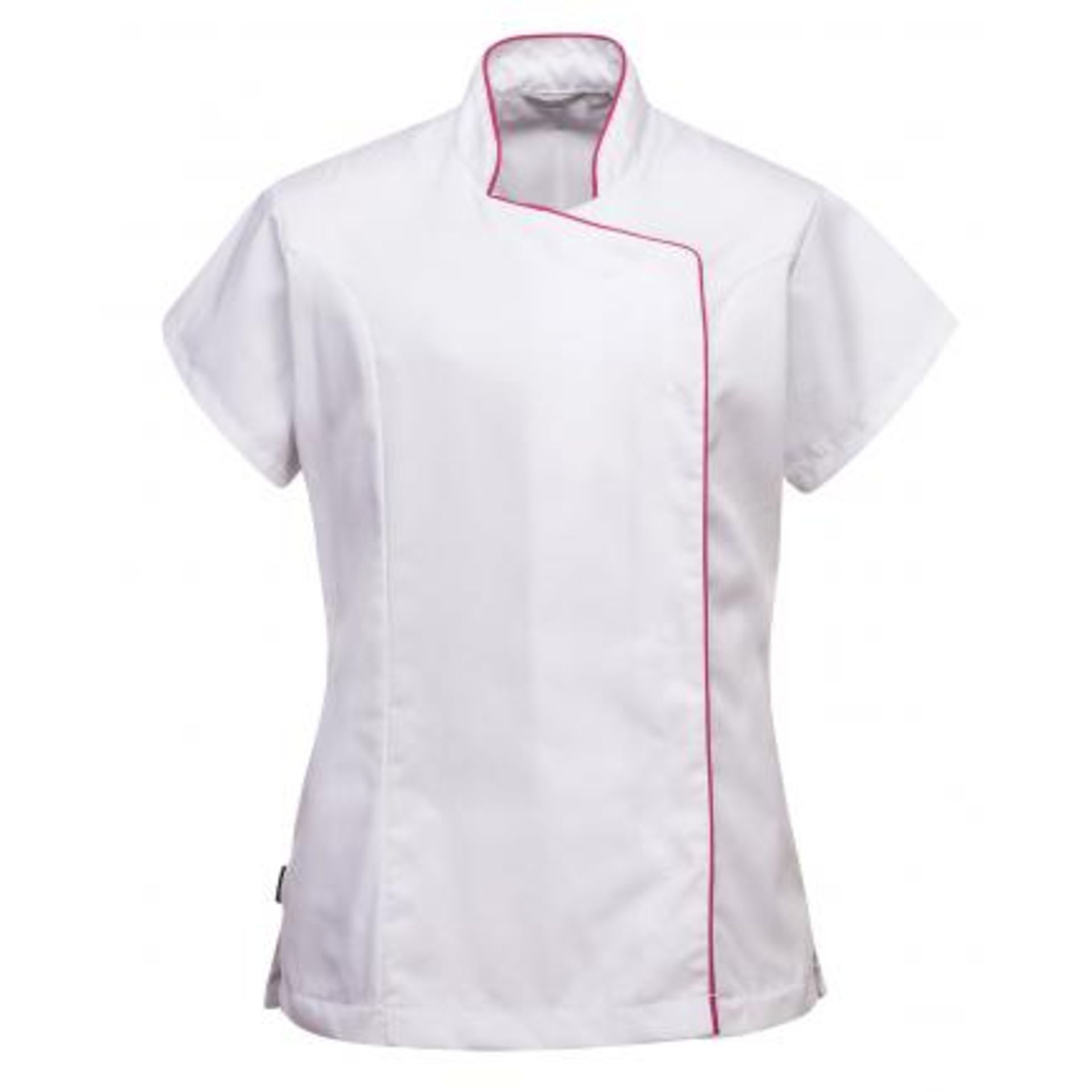 24 x PORTWEST LW15WHRXS - LW15WHR - WRAP WHITE TUNIC. XL. ER34. RRP £20.91 each. This stylish