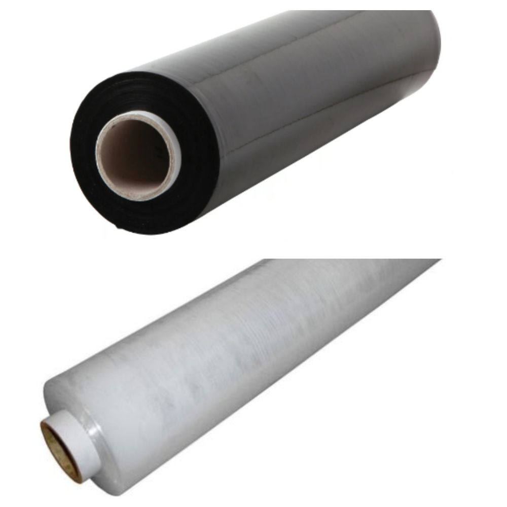 Trade & Pallet Lots of Black & Clear Pallet Wrap - Delivery Available!