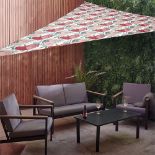 Botanical Print 3x3x3m Shade Sail - ER50. Botanical Print 3x3x3m Shade SailTired of your parasol