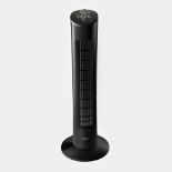 Portable 31" Tower Fan Black - ER50. Luxury Portable 31" Tower FanPortable fan with 3 speed settings