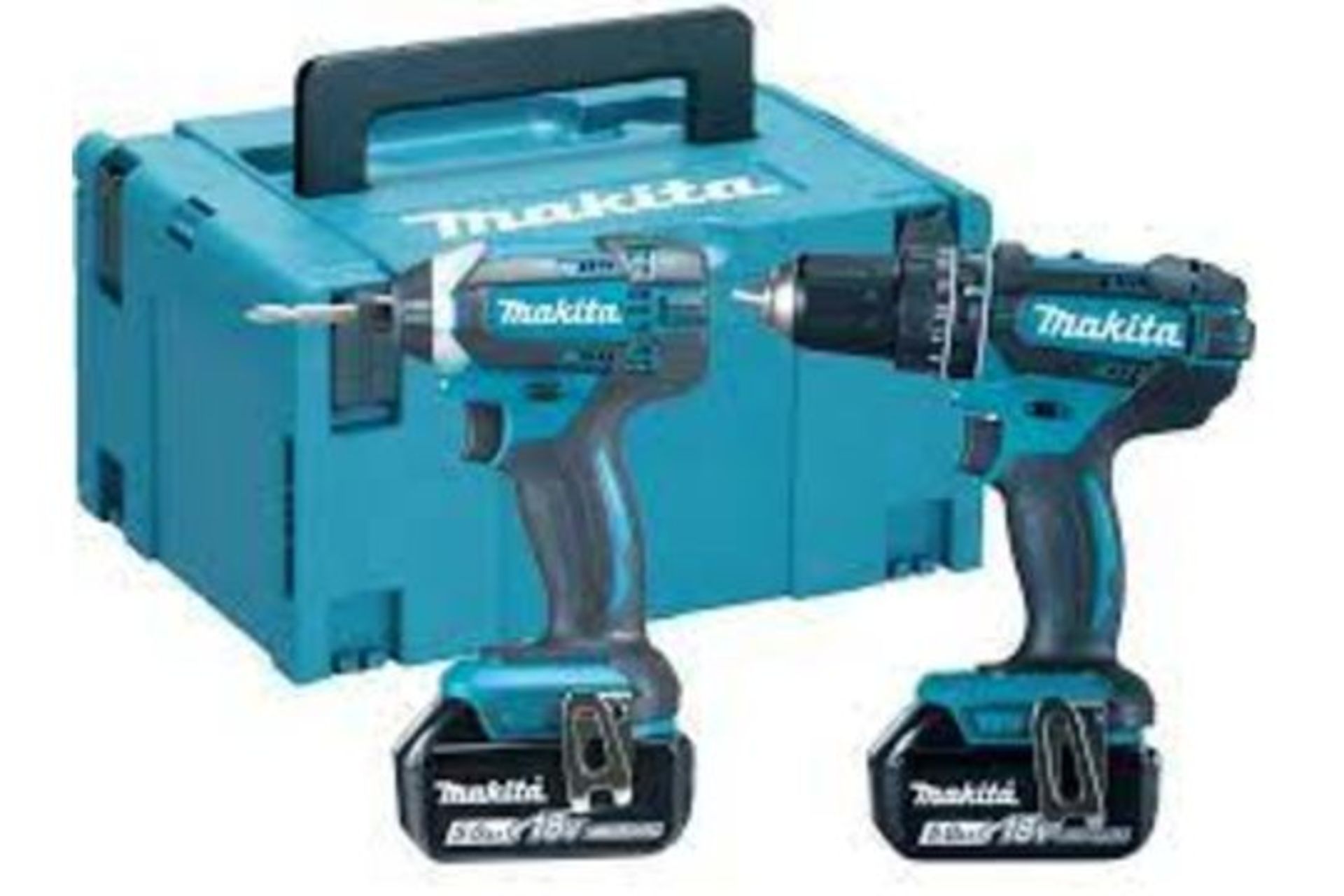 MAKITA DLX2131TJ 18V LI-ION COMBI IMPACT TWIN KIT. - ER48. Introducing the Makita DLX2131TJ 18V