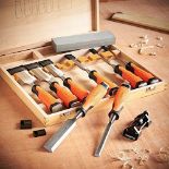 10pc Wood Chisel Set - ER51.Luxury 10pc Wood Chisel SetThis Luxury Chisel Set is just the job for