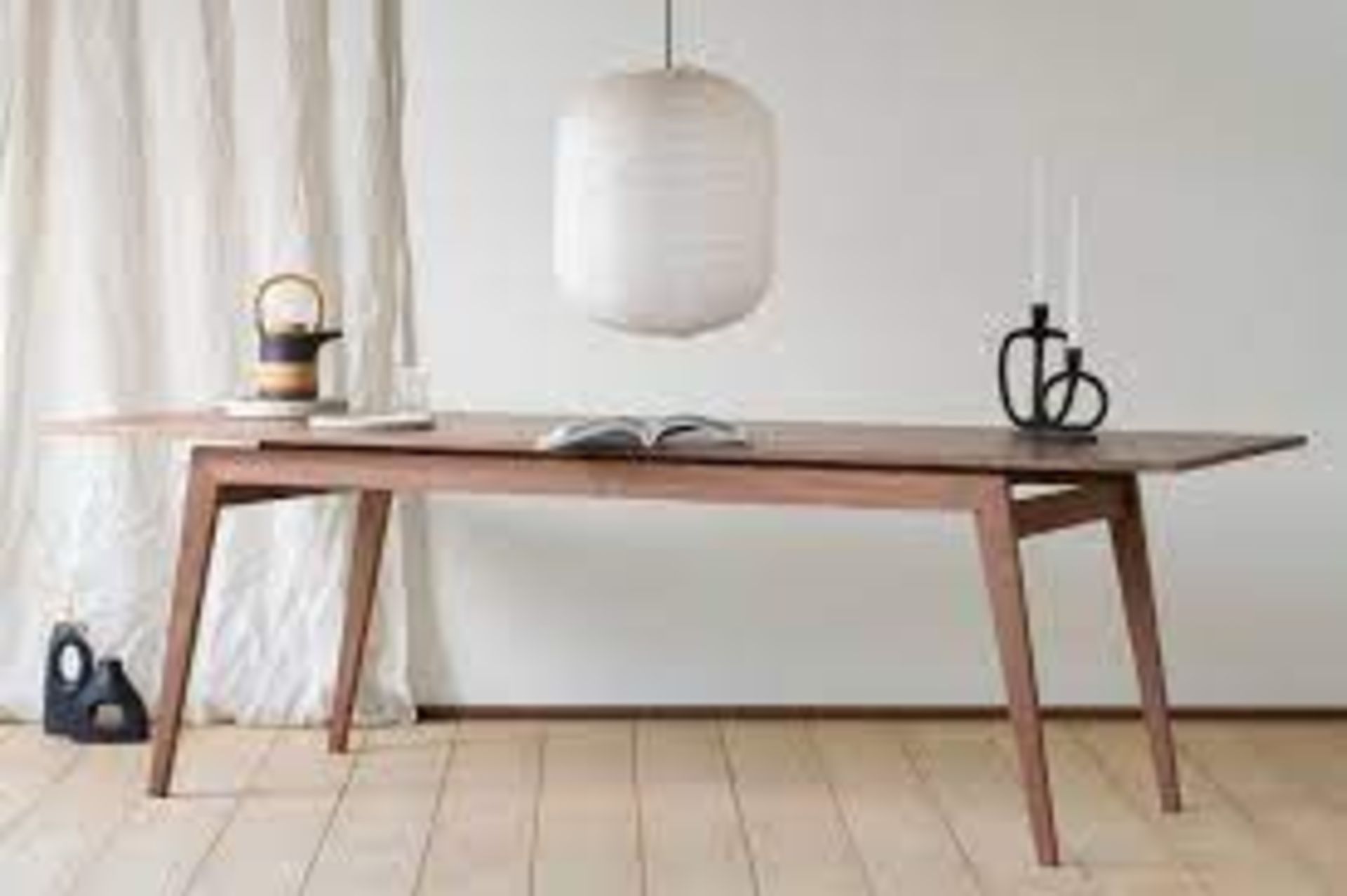 4 x Dining Table, Walnut. - ER26 *design may vary*