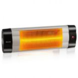 1500W Electric Wall Mounted Heater with Remote Control for Garden Patio. - PW. The built-in carbon