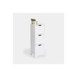 Holbrook White 3 Drawer Bathroom Storage Unit. - PW. It can be difficult to get the storage you need
