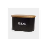 Matte Black Bread Bin - PW. Matte Black Bread BinÂ Combining style and practicality, this bread