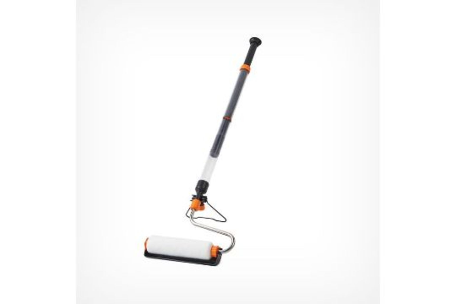 Long Reach Paint Roller. - PW. Its innovative design features a built-in 520ml paint tank and snap-