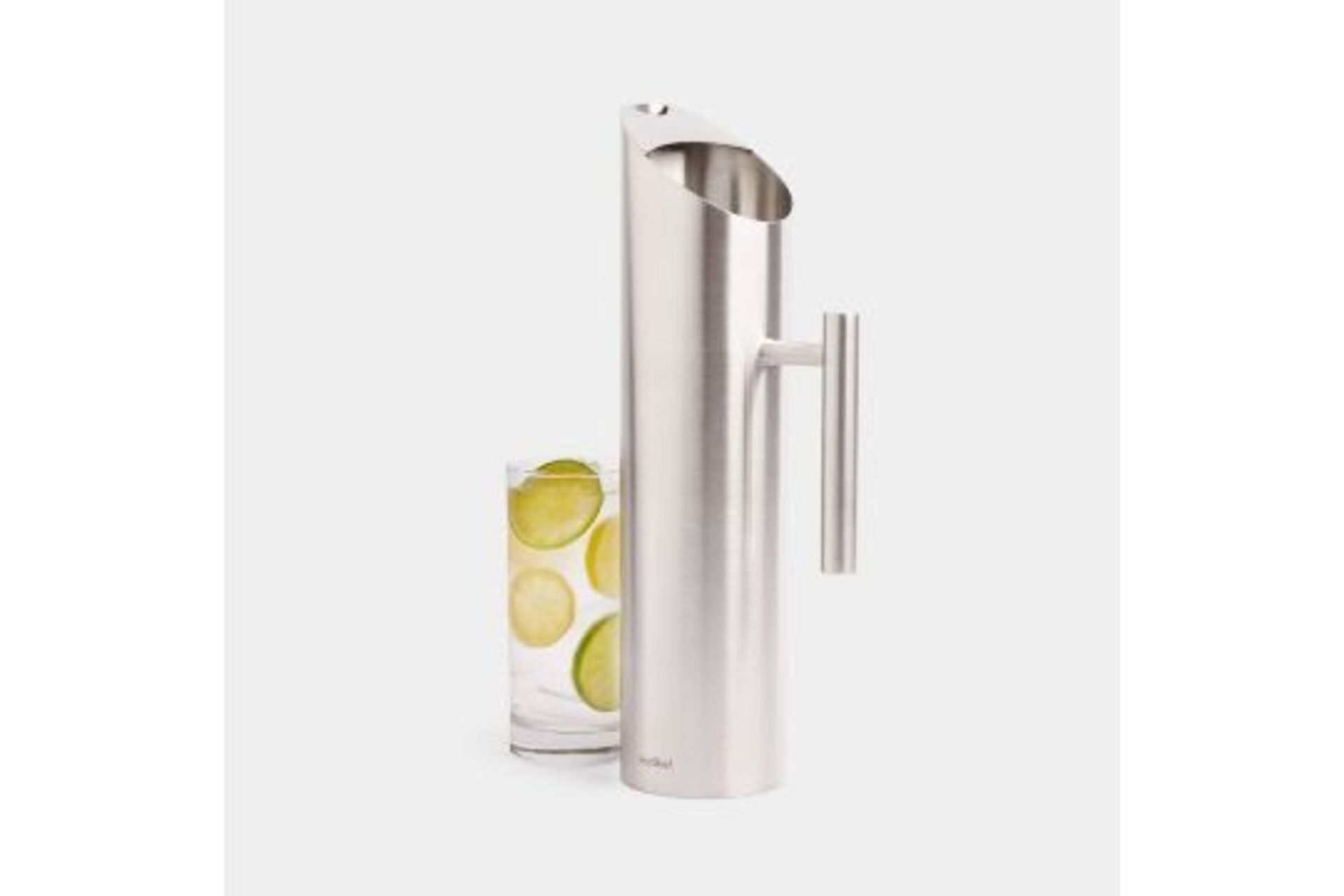 1.7L Brushed Steel Water Pitcher. - PW. Elegant and practical, this sleek water pitcher from VonShef