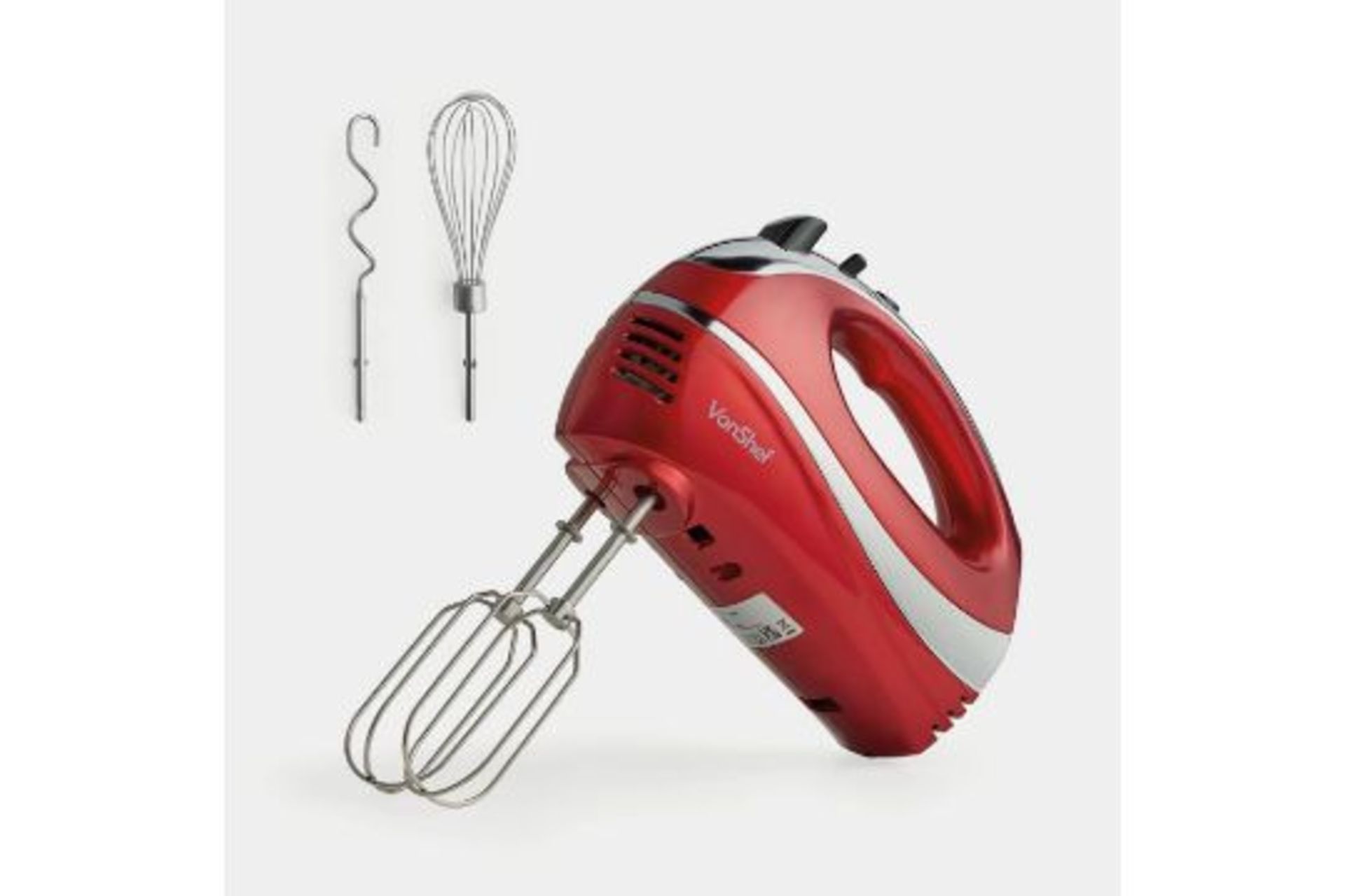 300W Red Hand Mixer. - PW. This is the ultimate kitchen appliance if you love baking and cooking.
