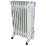 Essentials 2000W White Oil-filled Radiator - ER47.