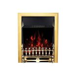 Focal Point Electric Fire - Brass Effect (ER47.