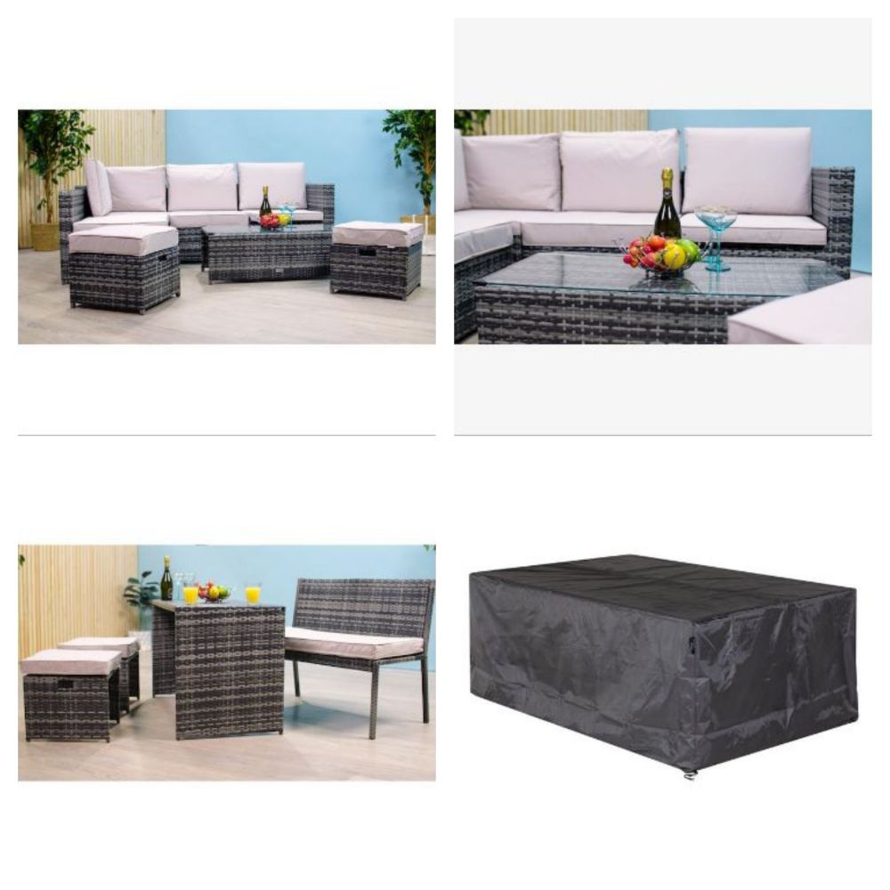 Liquidation Sale of Brand New & Boxed Luxury 3 & 7 Piece Rattan Garden Sets - Single & Trade Lots - Deliver Available!