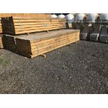 PACK 30 X 4.0M LONG 8X4INCH OAK BEAMS