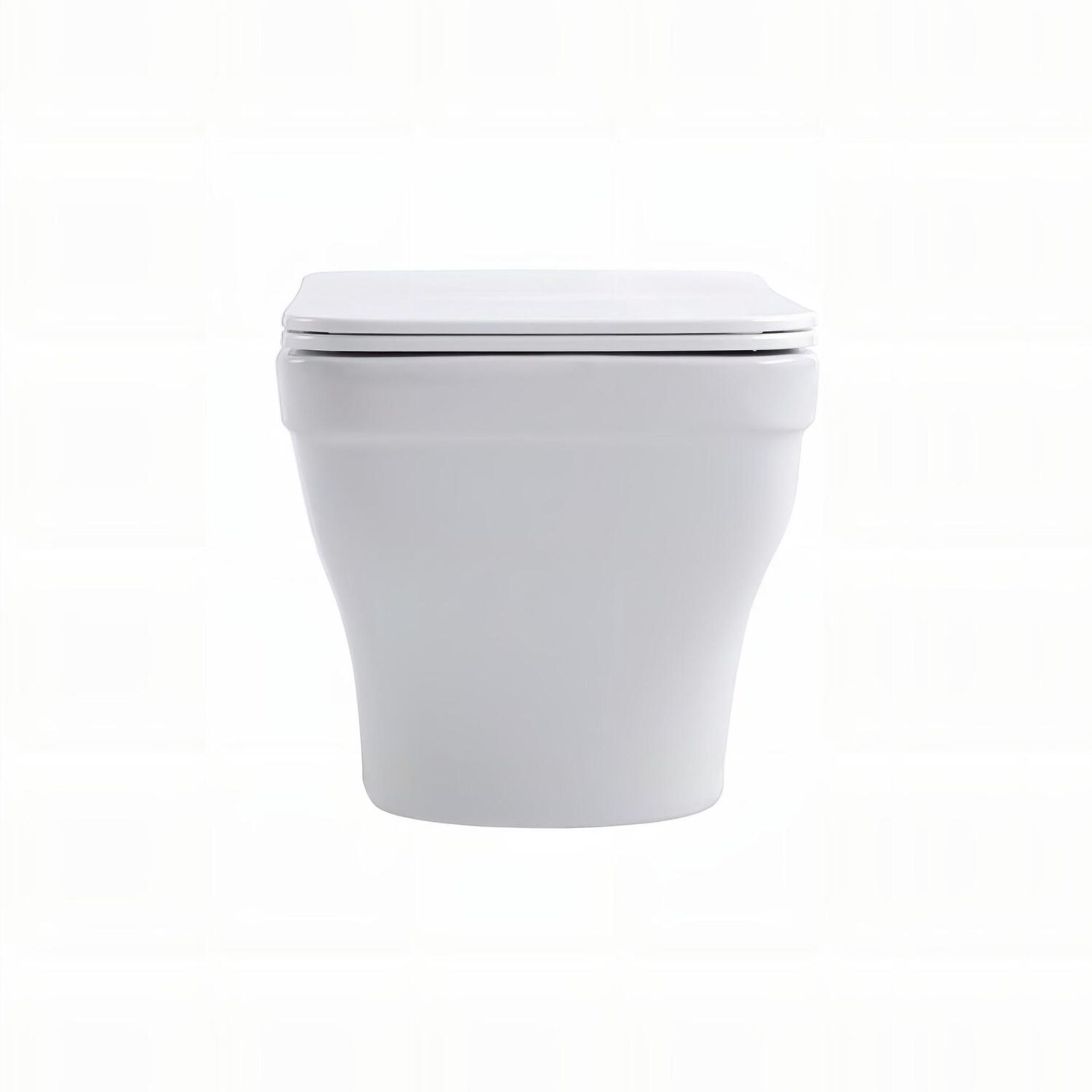 NEW & BOXED KARCENT Floor Standing Washdown Toilet Bowl - WHITE. This floor standing toilet has a