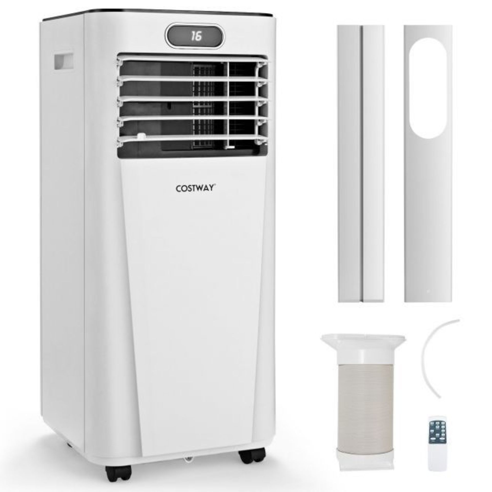 Portable 3-in-1 Air Conditioner with Remote Control and Sleep Mode. - ER53. This 7000 BTU air cooler