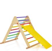 Climbing Triangle Set for Children Foldable Climbing Triangle Ladder Adjustable and Reversible