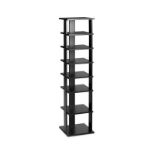 WOODEN VERTICAL SHOE RACK WITH 7 SHELVES. - ER53. Made from P2, premium MDF, which have been